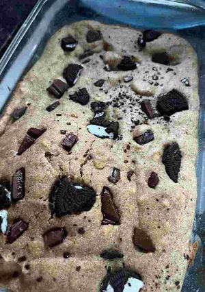 Una foto de Budín/torta de bananas