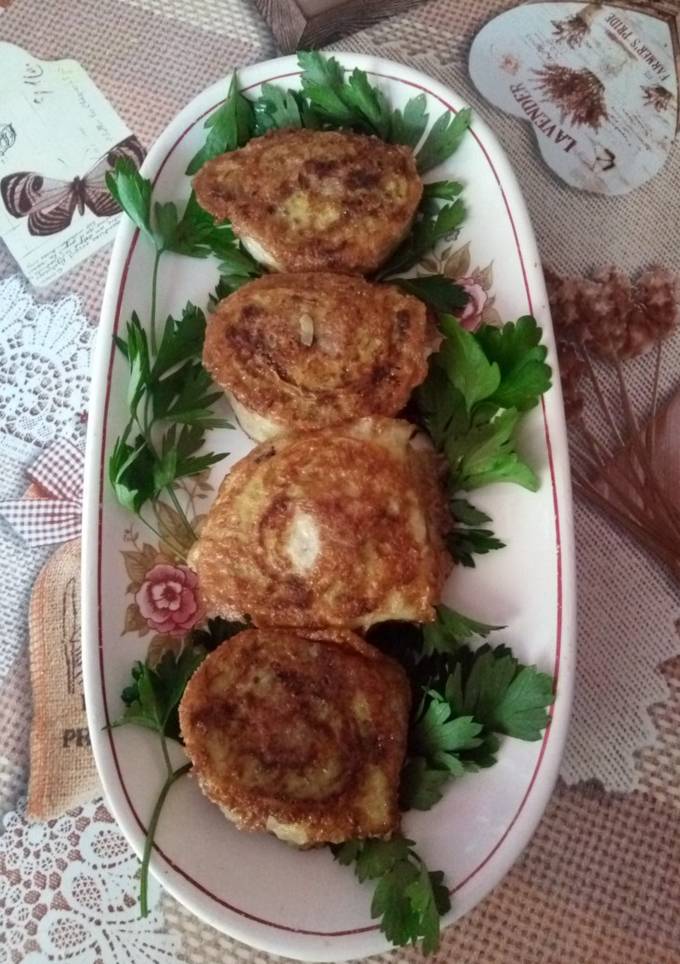 Кабачкові рулетики