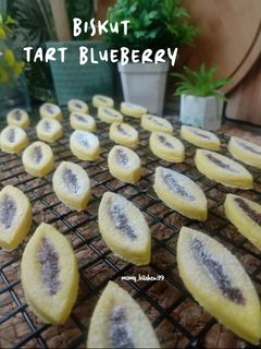 Gambar Biskut Tart Blueberry