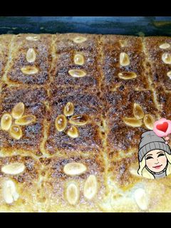 صورة لوصفة بسبوسة الست كاسات 🌹