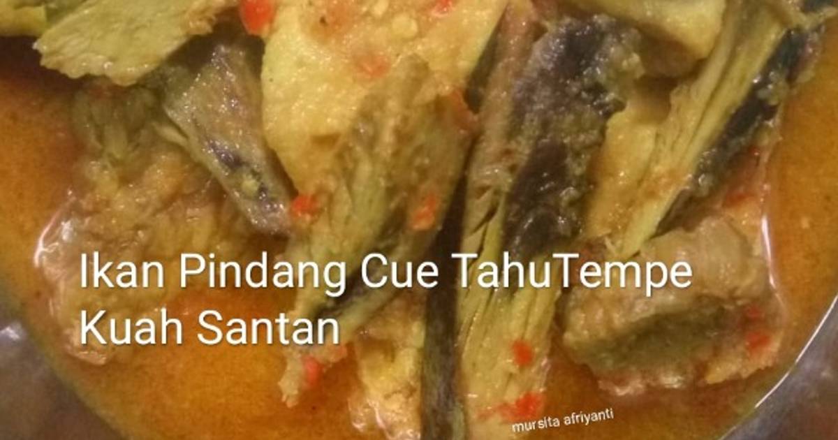 Resep Ikan Pindang Cue Tahutempe Kuah Santan Oleh Mursita Afriyanti