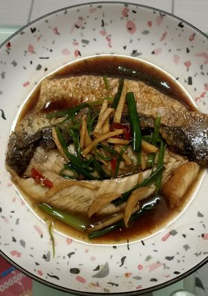 紅燒鱸魚 的食譜成品照片