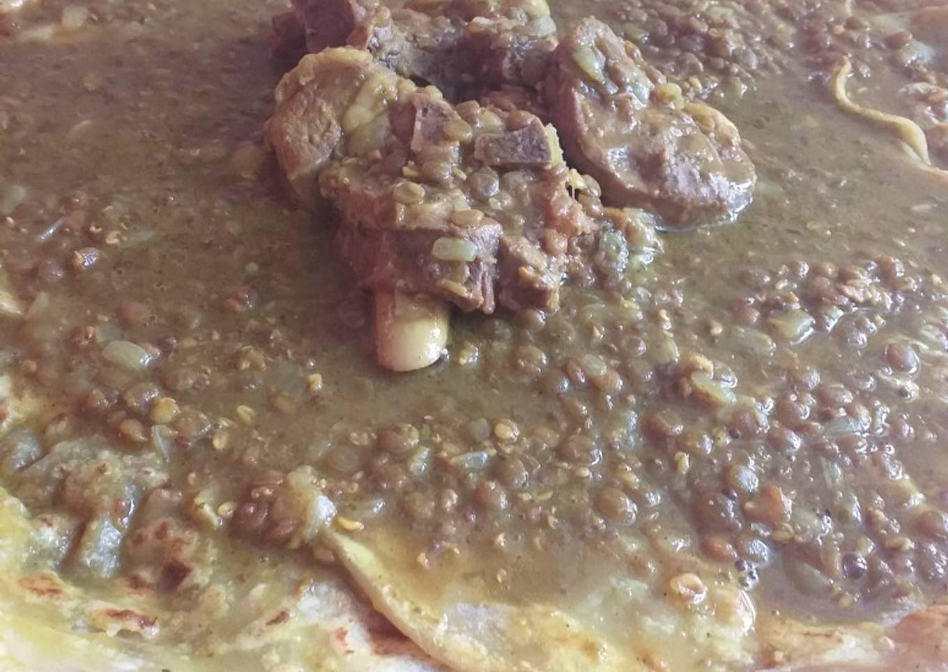 Rfisa marroquí(رفيسة اللحم الغنم)