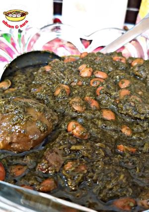عکسی از دستور قرمه سبزی