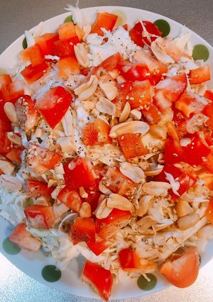 Hình của món Salad rau + ớt chuông.