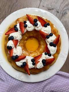 Una foto de Budín de pan