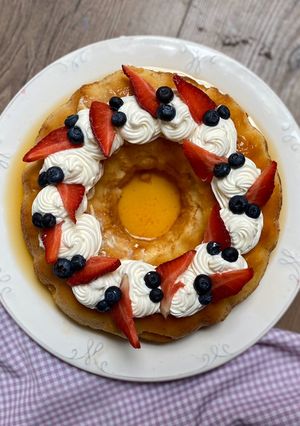 Una foto de Budín de pan