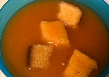 How To Making Recipe Tomato soup Practical Delicious