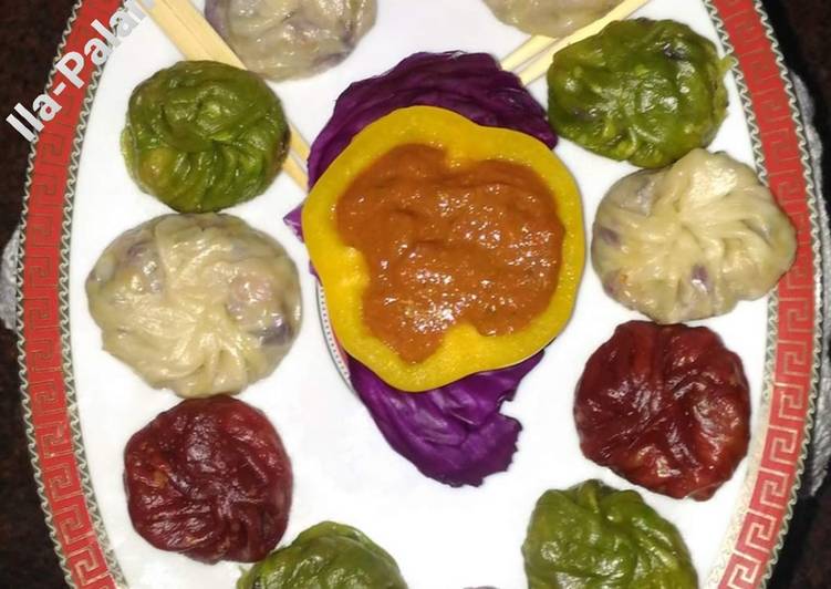 Recipe of Any-night-of-the-week Veg Colorful Momos