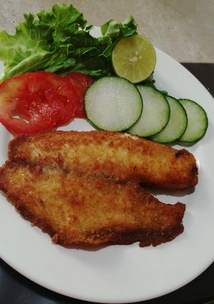 Una foto de Pescado empanizado sin huevo