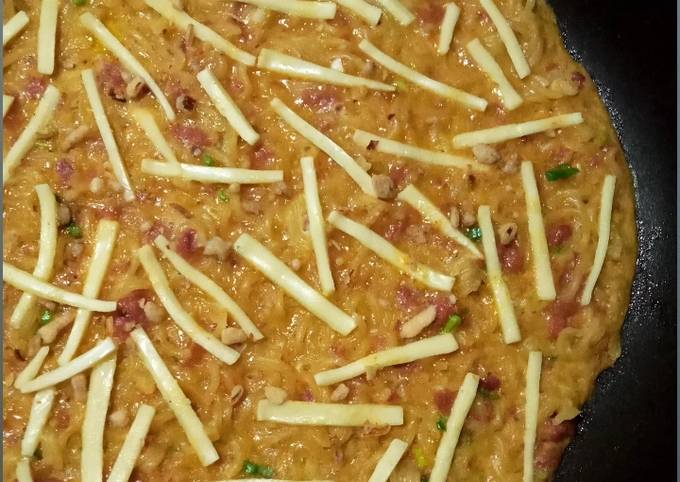 Resep Pizza indomie oleh Eunike Kartini - Cookpad