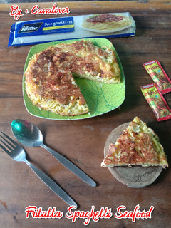 Foto resep Fritatta Spaghetti Seafood