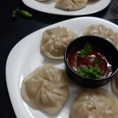 Chicken momo A picture of Chicken momo.