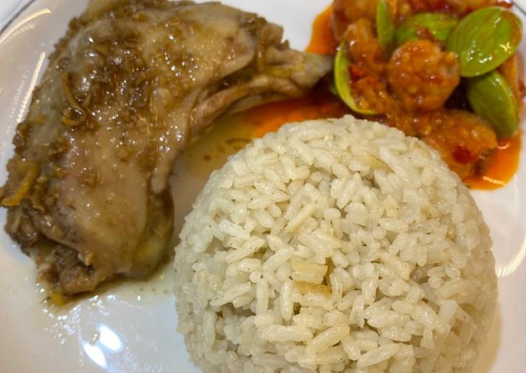 Resep Nasi Hainam Rice Cooker Super Lezat