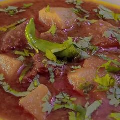 A picture of Aloo Gosht (Dehli Style).