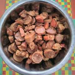 รูปของ Oseng STW manis pedas (sosis, tempe, wortel)