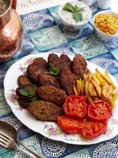 عکسی از دستور کتلت گوشت (شامی)