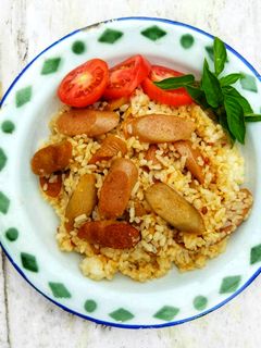 Foto resep Nasi goreng sosis