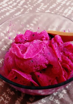 Foto resep Ice cream buah naga