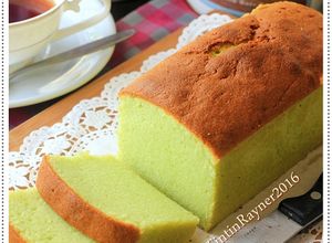 Foto resep Condensed Milk PANDAN POUND CAKE 5 Bahan Yummy