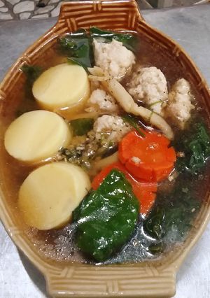 รูปของ แกงจืดตำลึงไก่สับเต้าหู้อ่อน