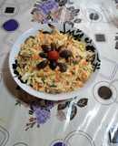 Ensalada de repollo con mayonesa