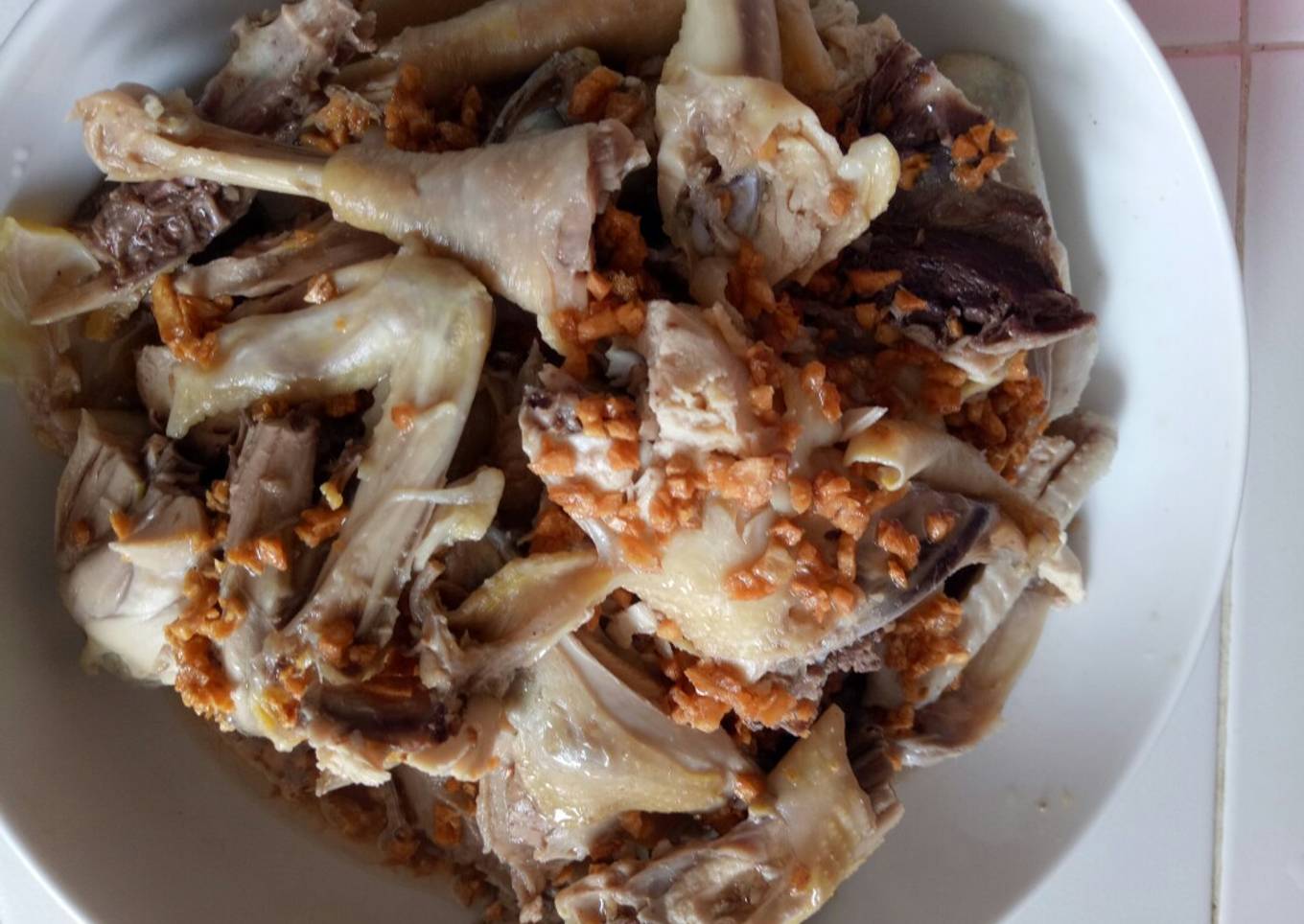 Nasi ayam hainam (ayam hainan)