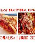 Easy Traditional Kimchi (korean side dish)