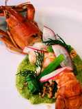 กุ้งก้ามแดงลุยสวน