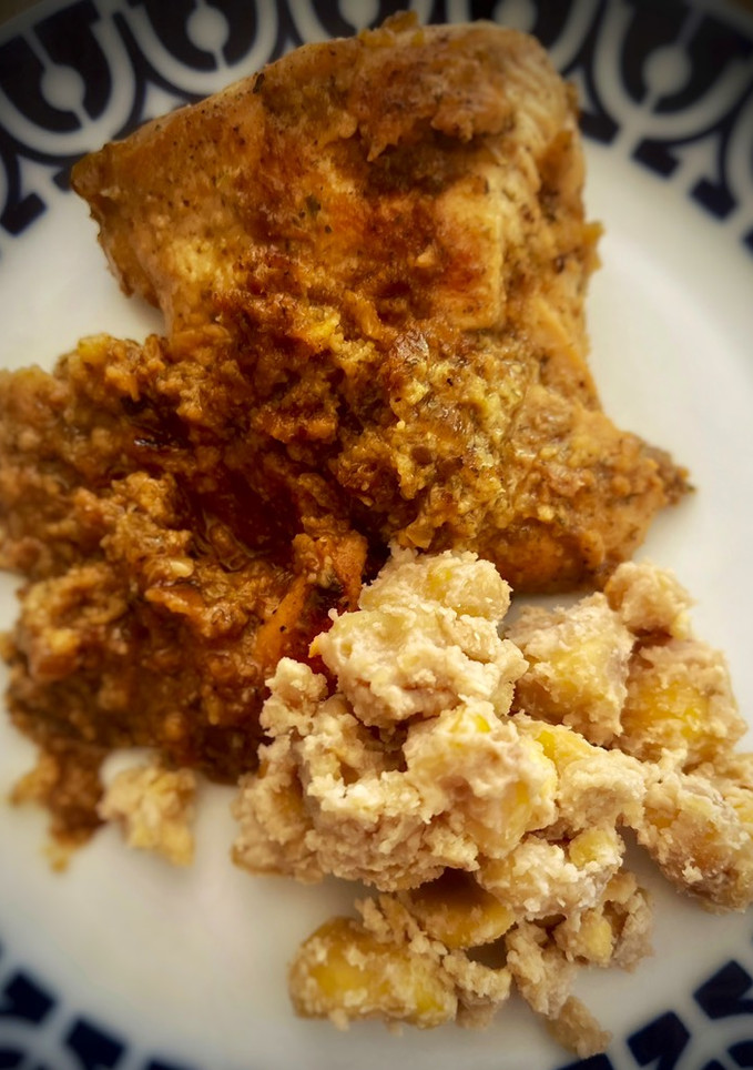 Una foto de Pollo con castañas