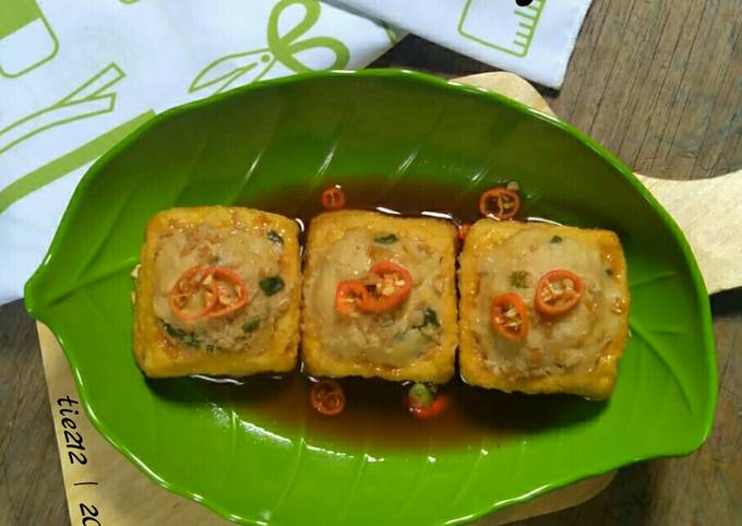 Resep Tahu Kukus Isi Ayam Oleh Titiek Purnomo Cookpad