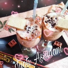 A picture of Kitkat milkshake.