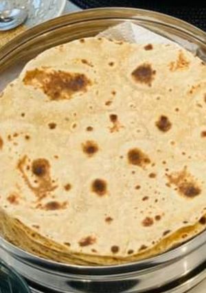 A picture of Jackfruit flour roti.