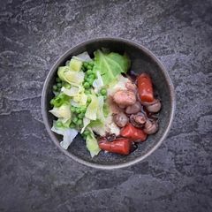 A picture of Mushroom Bourguignon.