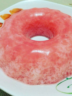 Foto resep Pudding lumut strawberry