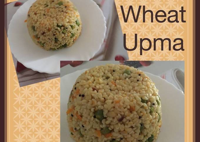 Broken wheat upma