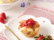 Gambar muffin stroberi