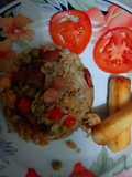 Arroz mixto sin cebolla