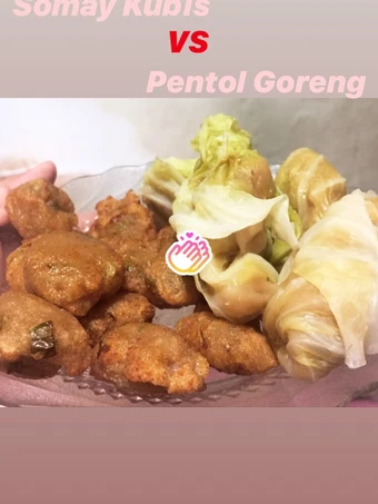 Cara Mudah Membikin Resep Somay Kubis VS Pentol Goreng yang Sempurna Anti Ribet, Lezat Sekali