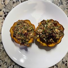 A picture of Stuffed Acorn Squash.