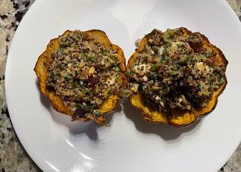 Popular Cuisine Stuffed Acorn Squash Delicious Steady