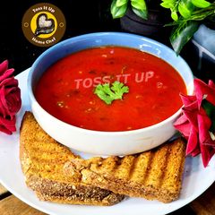 A picture of Tomato, Carrot And Beetroot Soup.
