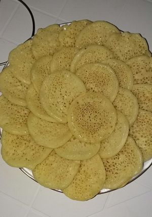 صورة لوصفة بغرير بدون اختمار