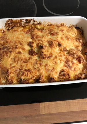 Une photo de Gratin poulet pommes de terre et poivrons 🫑