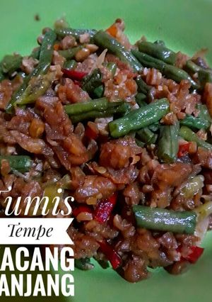 Foto resep Tumis Tempe Kacang Panjang
