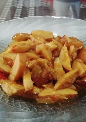 Foto resep Jengkol terasi pedas