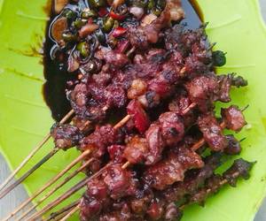 Resep mudah Sate Kambing simple Lezat Mantap