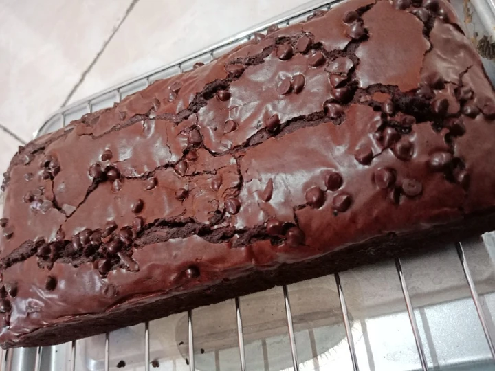 Cara Mudah Menyiapkan Resep 04. Fudgy brownies ---&amp;gt; SHINY CRUST &amp;amp; moist didalam yang Menggugah Selera Anti Ribet, Lezat