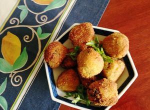 Una foto de Buñuelos de verduras