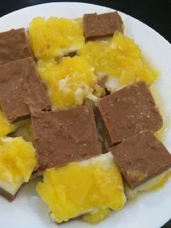 A picture of Painapples chocolate pudding.